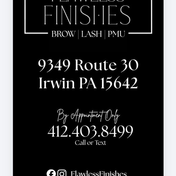 Flawless Finishes Brow & Lash Bar - permanent makeup in Irwin, PA
