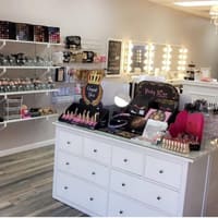 Glam Powder Room - permanent makeup work