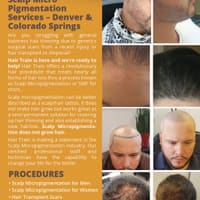 Hair Train Scalp Micropigmentation - permanent makeup work