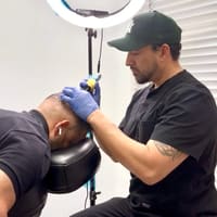 Jersey Scalp - permanent makeup work