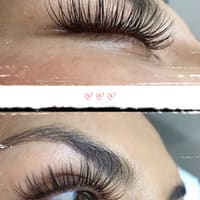 Lashes and brows beauty - permanent makeup work