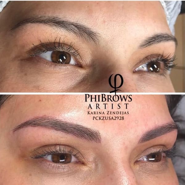 Microblading by Karina “PHIBROWS” - permanent makeup in Rialto, CA