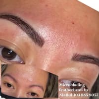 Permanent makeup Microblading & Eyelash extensions by Nia Bui - permanent makeup work
