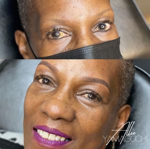 Permanent makeup work by Allie Yamaguchi Ink Studio in Cordova, TN