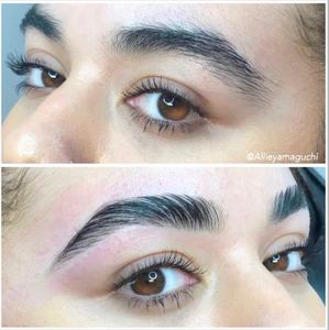 Permanent makeup work by Allie Yamaguchi Ink Studio in Cordova, TN