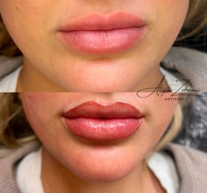 Permanent makeup work by Alyssa Zehenni Artistry in Dayton, OH