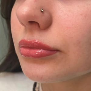 Permanent makeup work by Amber Aesthetics in Evans, GA