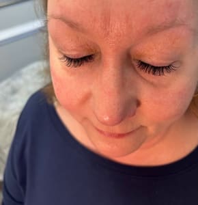Permanent makeup work by Amber Aesthetics in Evans, GA