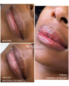 Permanent makeup work by AMPLĒ Beauty Studio in Atlanta, GA