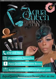 Permanent makeup work by AquaQueen Permanent Beauty Bar llc in Atlanta, GA