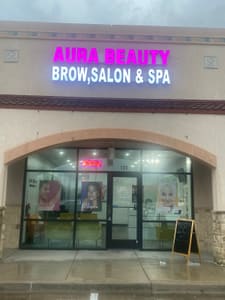 Permanent makeup work by Aura Beauty Brow, Salon & Spa in Arlington, TX
