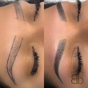 Permanent makeup work by Be Brows in Marietta, GA