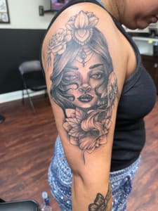 Permanent makeup work by Black Crow Inks Tattoos in Macclenny, FL