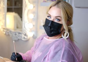 Permanent makeup work by Blue Rose Beauty and Brow Artistry in Little Rock, AR