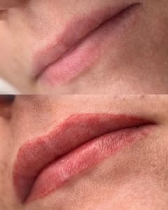 Permanent makeup work by Blushing Bunny Ink in Cary, NC