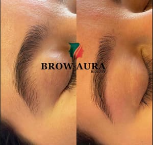 Permanent makeup work by Brow Aura (Eyebrow Threading & Microblading) in Mesa, AZ