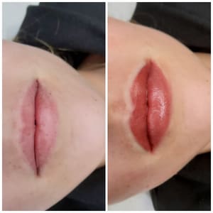 Permanent makeup work by Brow Bar Microblading in San Francisco, CA