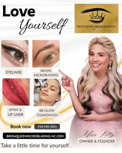 Permanent makeup work by Browqueen Microblading Semi-permanent Make-up & Esthetics in Fuquay Varina, NC
