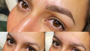 Permanent makeup work by Brows and Lashes by Garza in Chino, CA
