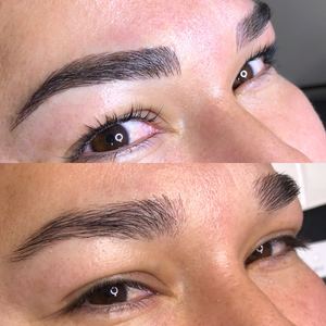 Permanent makeup work by Brows and Lashes by Garza in Chino, CA