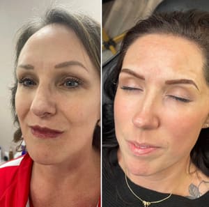 Permanent makeup work by Candi’s Beauty Lab in Macclenny, FL