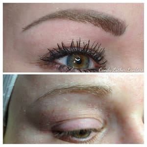 Permanent makeup work by Candy Luther, Medical Aesthetician in Greenville, SC