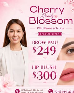 Permanent makeup work by Cherry Blossom Beauty - PMU, Skincare and Facial in Cary, NC
