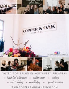 Permanent makeup work by Copper & Oak Hair Co. in Rogers, AR