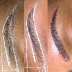 Permanent makeup work by Crowne of Laurel, LLC in Little Rock, AR