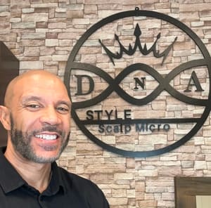 Permanent makeup work by DNA Style Scalp Micro in Fremont, CA