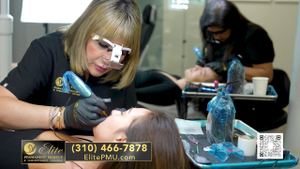 Permanent makeup work by Elite Permanent Makeup & Cosmetology College in Los Angeles, CA