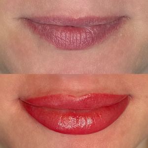 Permanent makeup work by Elle 14 Ink Studio in Germantown, TN