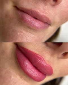 Permanent makeup work by Enchanted Beauty Lounge in Chico, CA