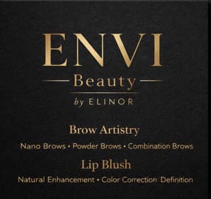 Permanent makeup work by Envi Beauty by Elinor in Westlake, FL