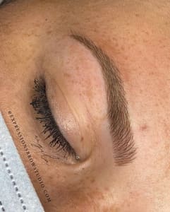 Permanent makeup work by Expressions Brow Studio in Atlanta, GA