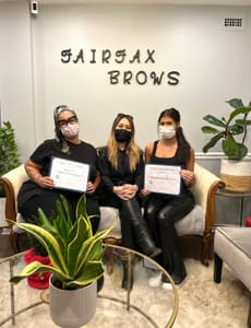 Permanent makeup work by FAIRFAX BROWS LLC in Fairfax, VA