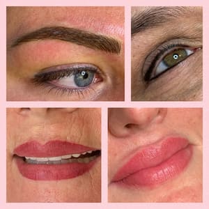 Permanent makeup work by Faithfully INKed in Memphis, TN