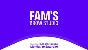 Permanent makeup work by FAM's Brow Studio in Birmingham, AL