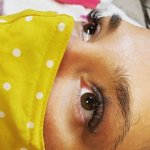 Permanent makeup work by Feather Lash & Wax in Janesville, WI