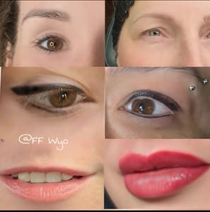 Permanent makeup work by Forever Flawless Cosmetic Tattoo & Microblading Professional Training in Gillette, WY