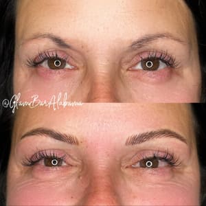 Permanent makeup work by Glam Bar Alabama in Guntersville, AL