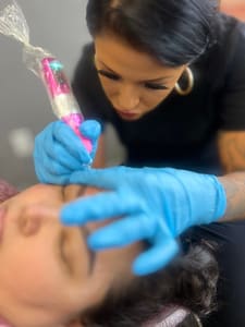 Permanent makeup work by Inked Glam by Crystal in Little Rock, AR