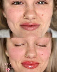 Permanent makeup work by Inked Permanent Artistry in Carrollton, GA