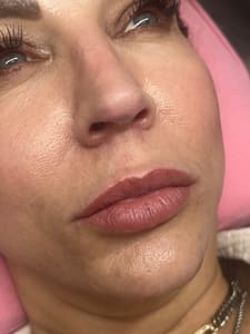 Permanent makeup work by Jazmine wood in Little Rock, AR