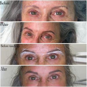 Permanent makeup work by Jessica T studio in Little Rock, AR