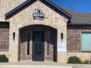 Permanent makeup work by K's iBrows & Lashes Studio in Aubrey, TX