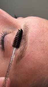 Permanent makeup work by Katie Reagan Artistry Microblading Powder Brows Lip Blushing in Augusta, GA