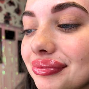 Permanent makeup work by Katie Reagan Artistry Microblading Powder Brows Lip Blushing in Augusta, GA