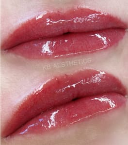 Permanent makeup work by KB Aesthetics in Shenandoah, TX