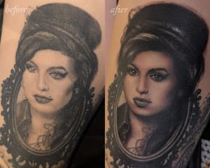 Permanent makeup work by Kelly McLean Tattoo in Houston, TX